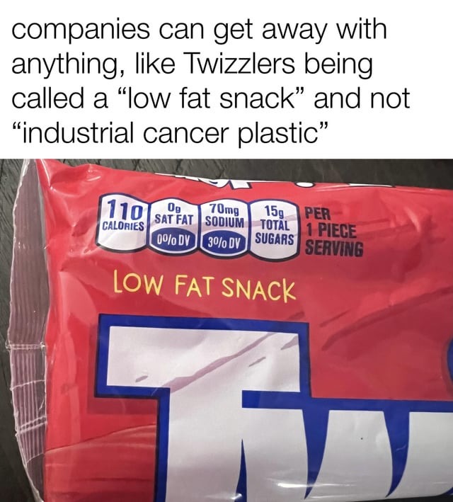 Low fat snack - meme