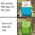 Me on St Patrick's Day