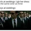 Boys at weddings