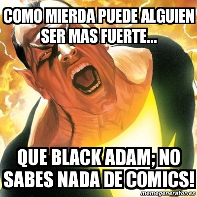 Meme de Black Adam