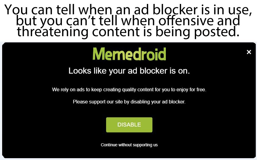 Ad Blockers - meme