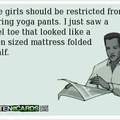 No more whales in yoga pants