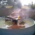 Bathing and grilling