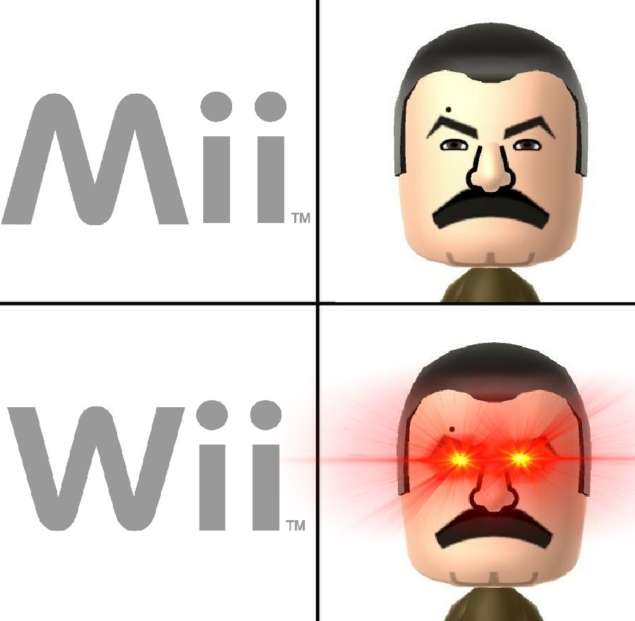 Mii, no, Wii - meme