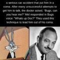 Mel Blanc and Bugs Bunny story