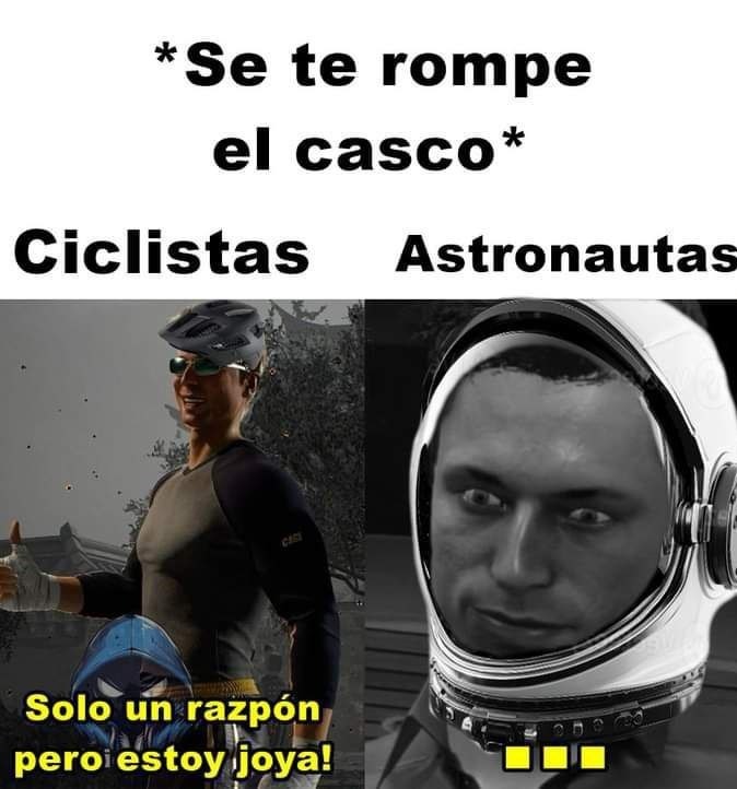 Ruptura de cascos - meme