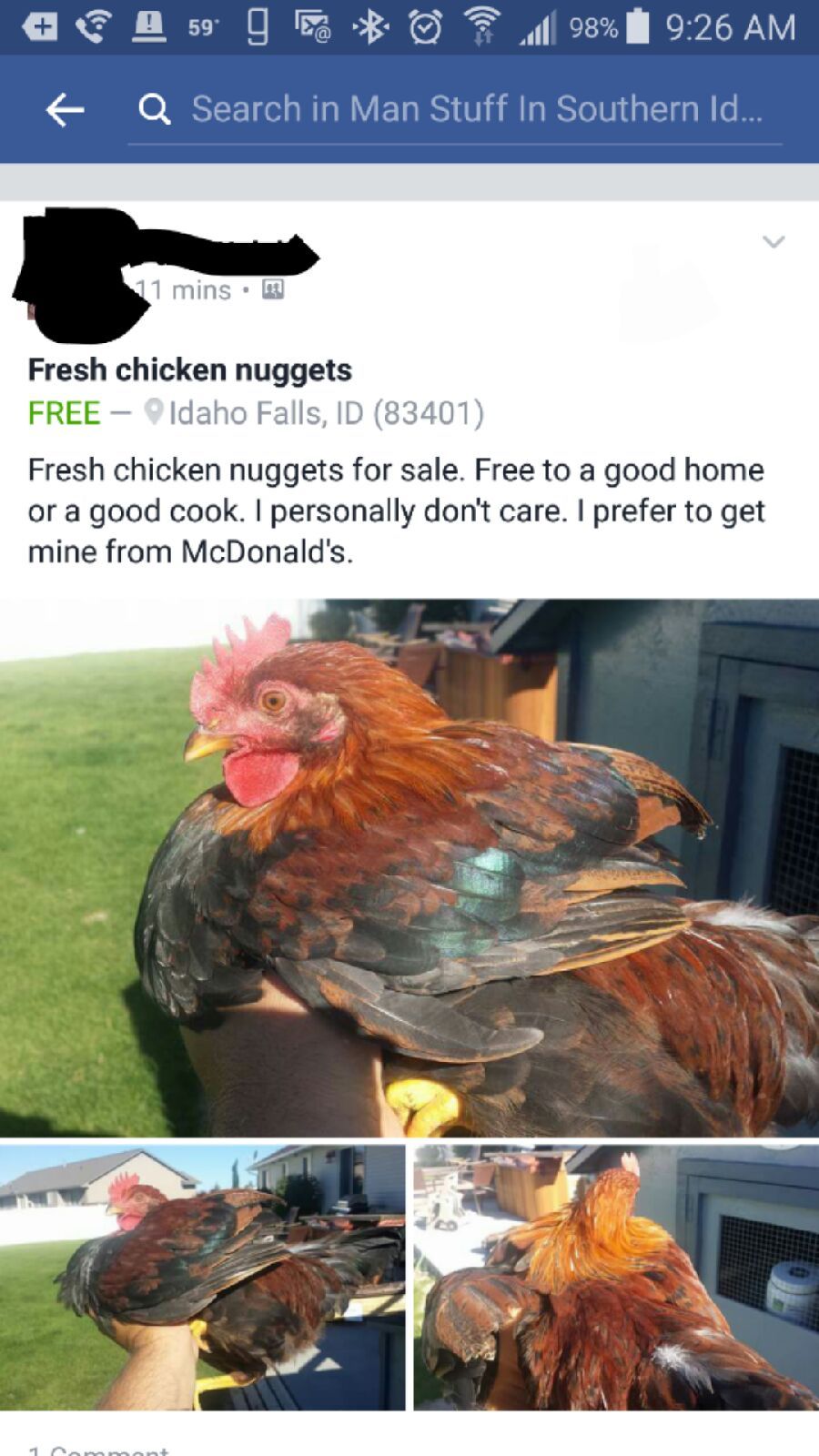 Who could argue with free nuggets - meme