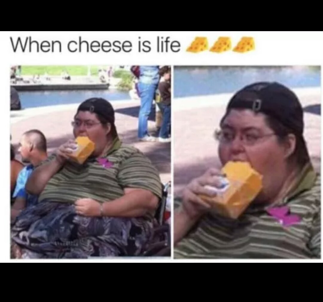 But so is pizza? - meme.