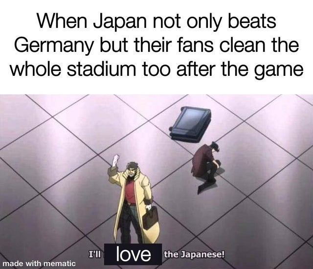 Wholesome Japan team - meme