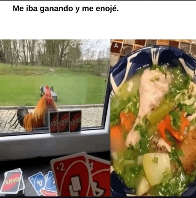 Iba perdiendo y me enojé, clásico rage quit - meme