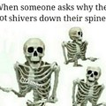 Spooky scary Skeletons