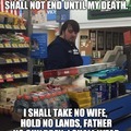 Wtf is Samwell doing at Wal-Mart?!!!