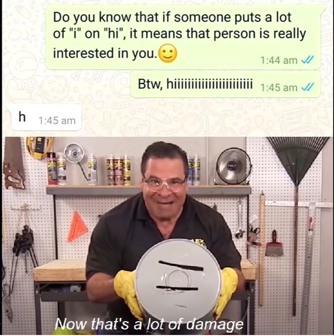 F in the chat for her - meme