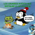 Chilly Willy probando memedroid
