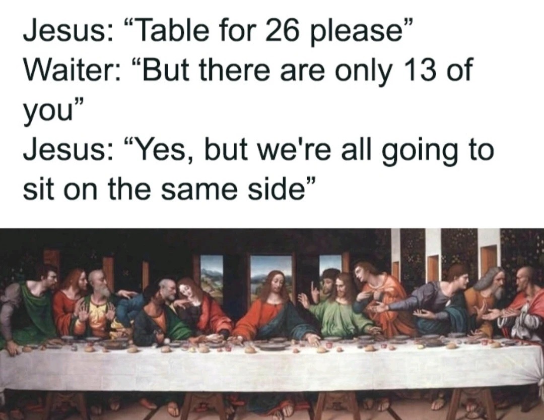 Jesus: YES, but... - meme