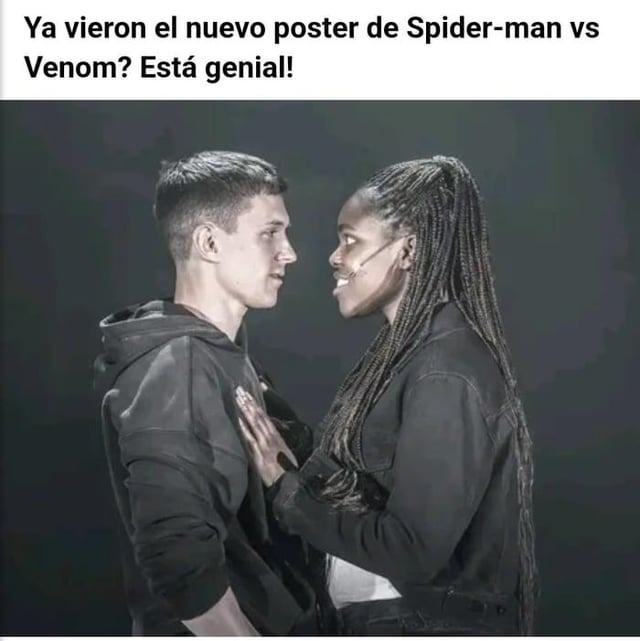 Spiderman vs venom - meme