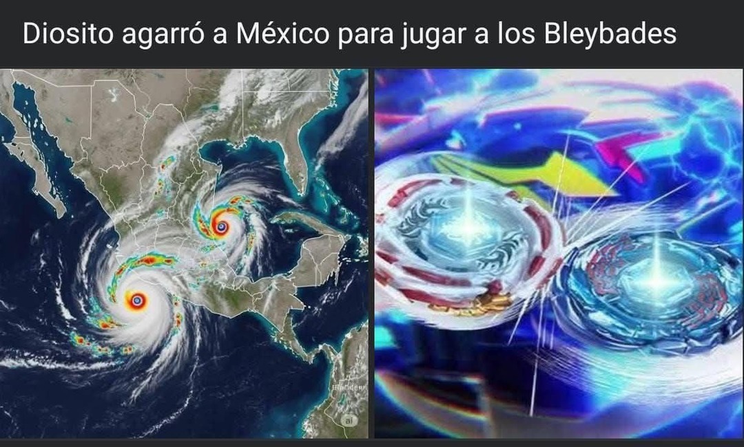 Diosito anda jugando Bleybades con México otra vez - meme
