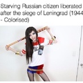 Starving russian