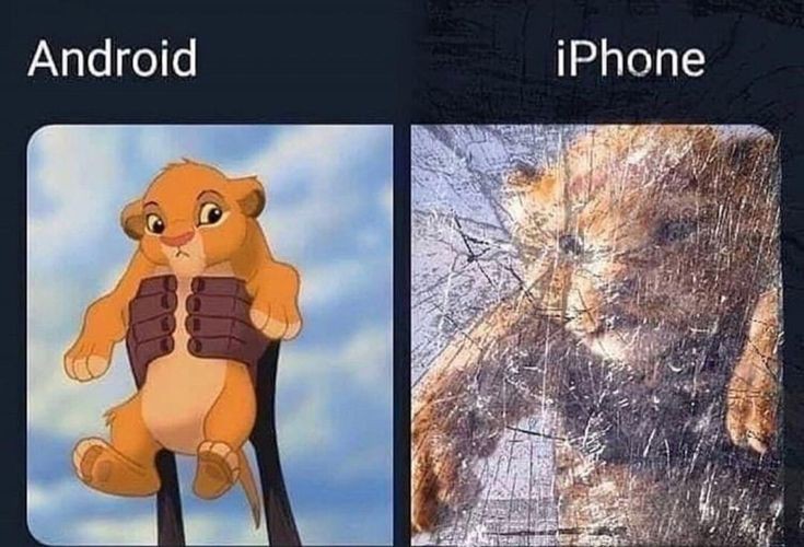 Android vs iPhone - meme