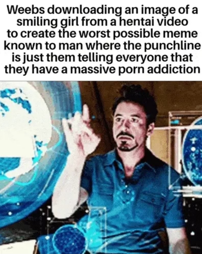 Porn addiction - meme