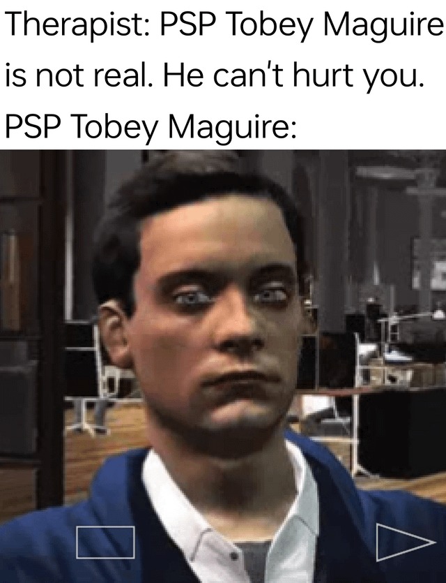 PSP Tobey Maguire - meme