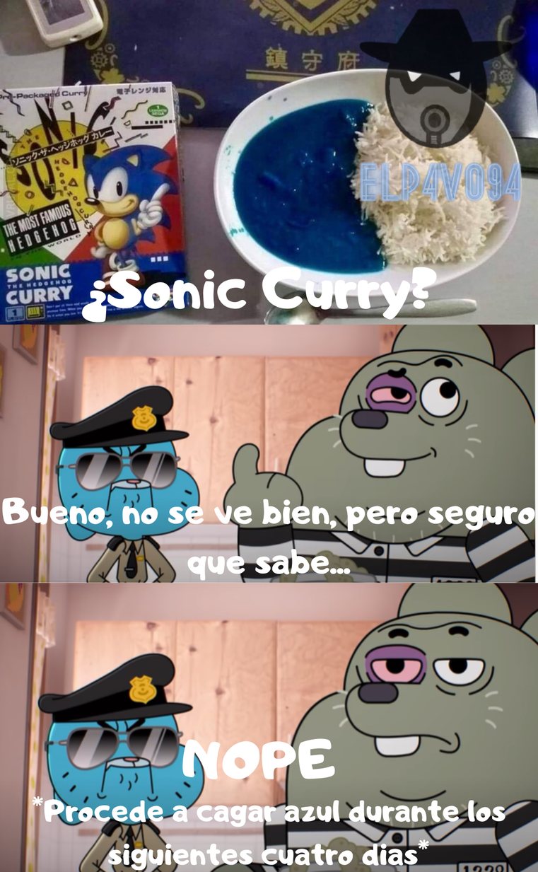 Sonic curry :scaredyao: - meme