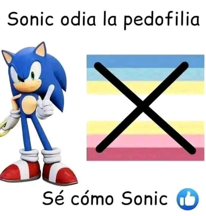Sean como sonic - meme