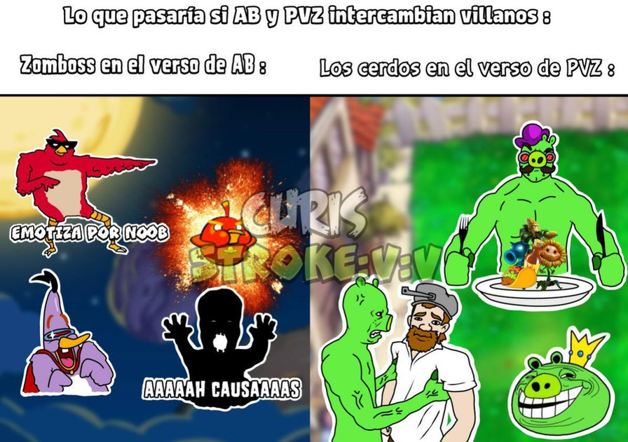 Los guerreros birds>>>>>>>Zombies jaja - meme