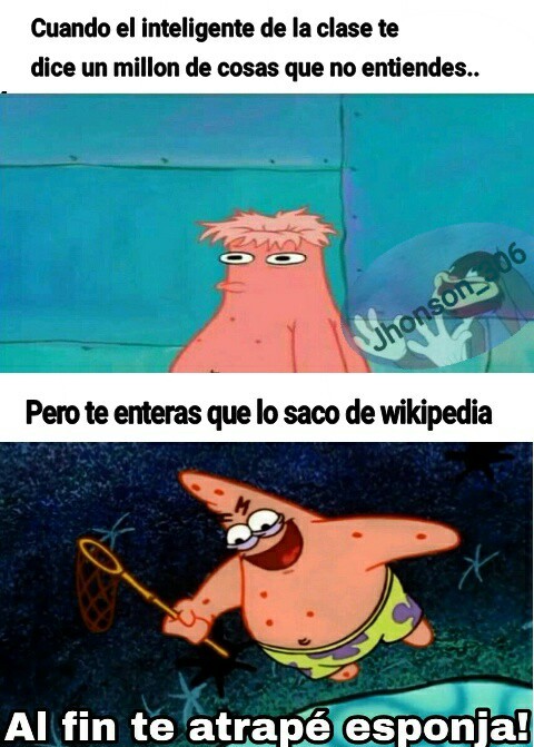 Wikipedia.... sigueme y te sigo :) - meme