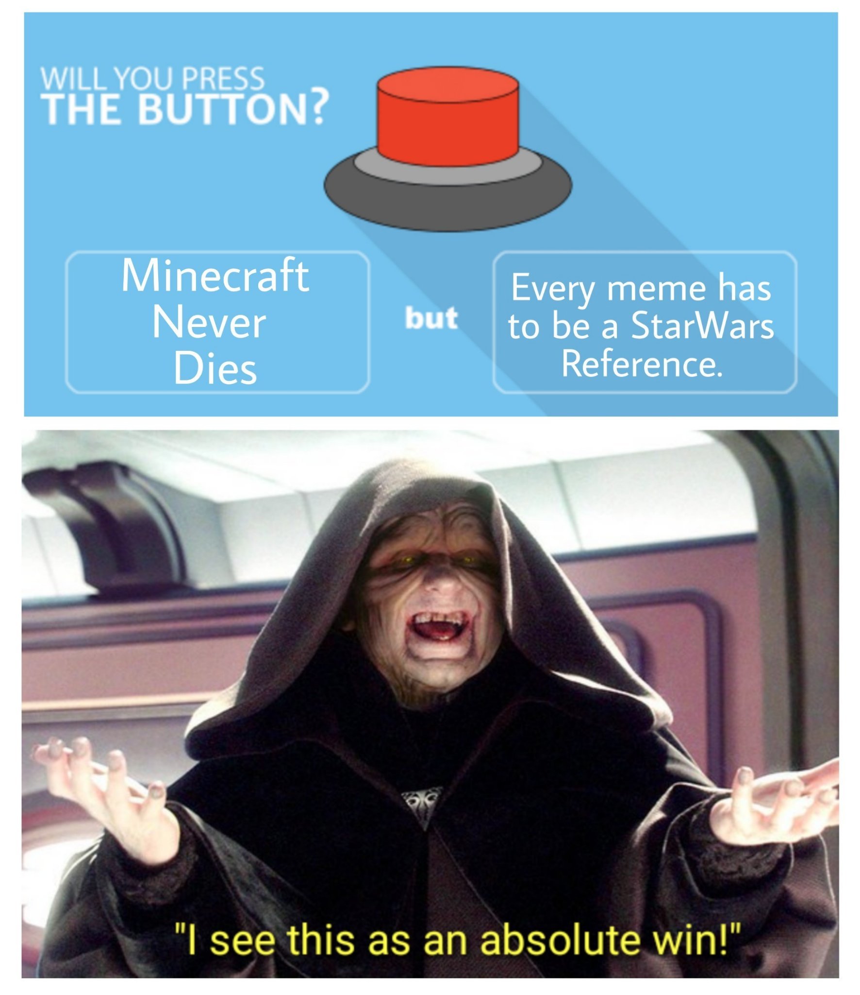 The best Would You Press The Button memes :) Memedroid