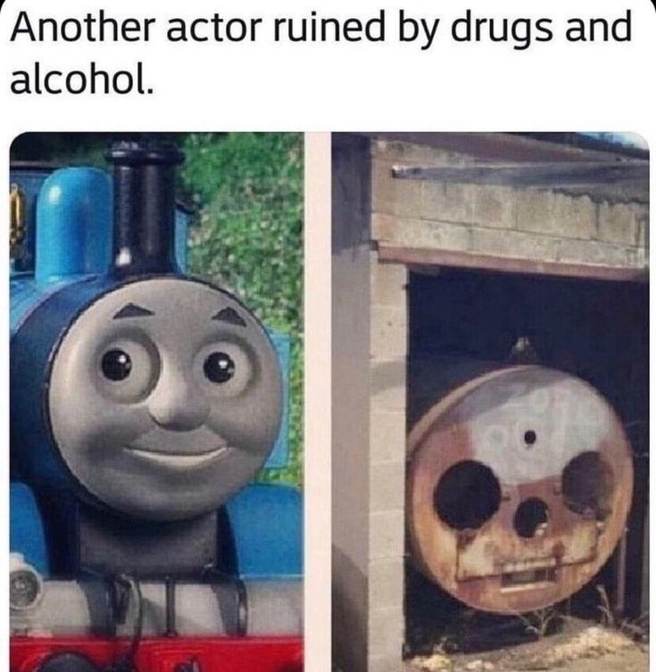 Poor Thomas I told you to share some with me , it was too much for you - meme