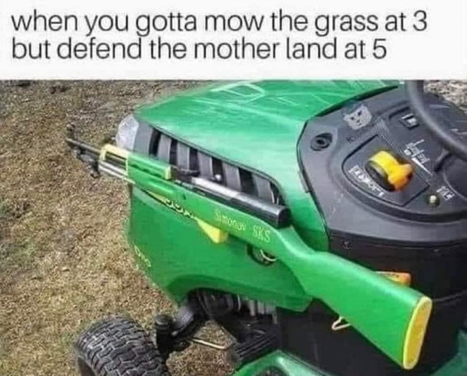 It's not how Fast you Mow, it's how well you Mow 'em down Fast - meme
