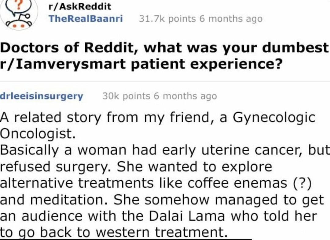 Dalai Lama said go back to the hospital, sis - meme