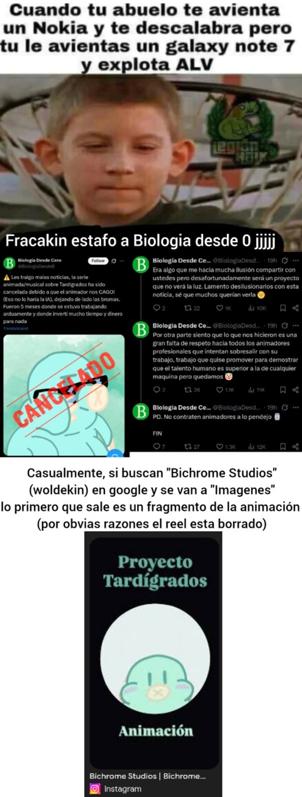 Conclusión: Woldekin fracasado conseguite un laburo - meme