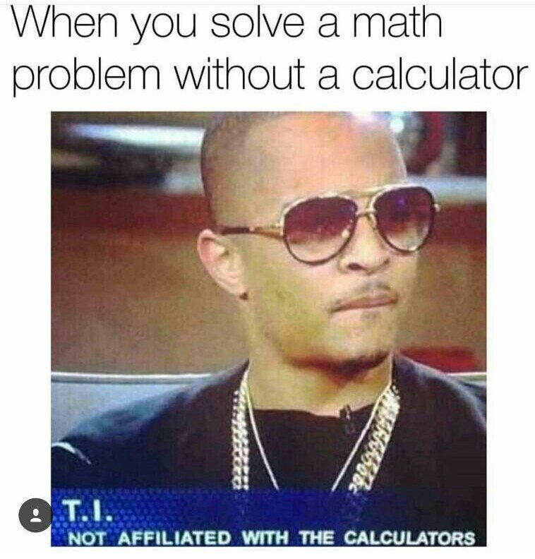 Calculator Math Meme