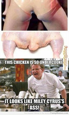 Chicken butt - meme
