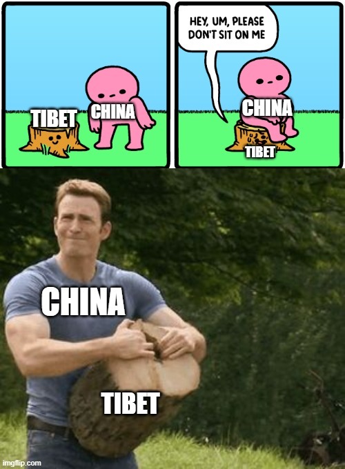 Fuck Tibet - meme