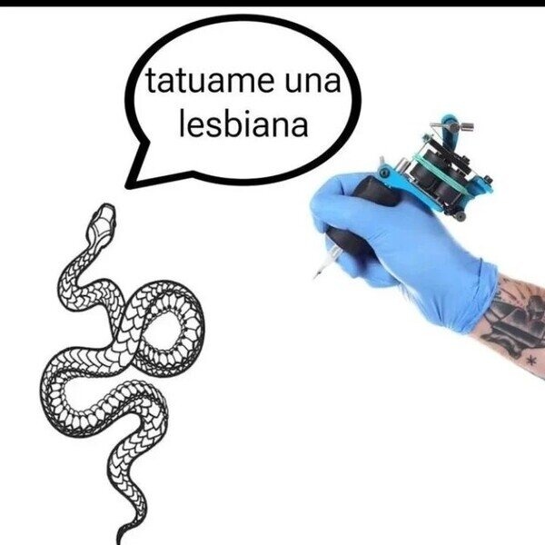 Tatuajes de serpiente - meme