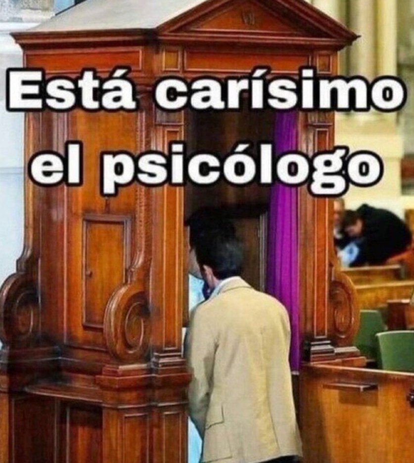 Está carísimo el psicólogo, pero bien que uno se compra tonteras - meme