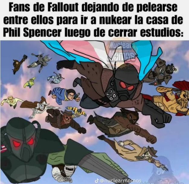 Los fans de fallout son unos seres vengativos - meme