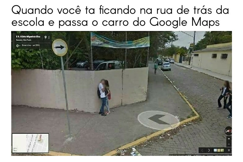 Google Maps safadinho - meme