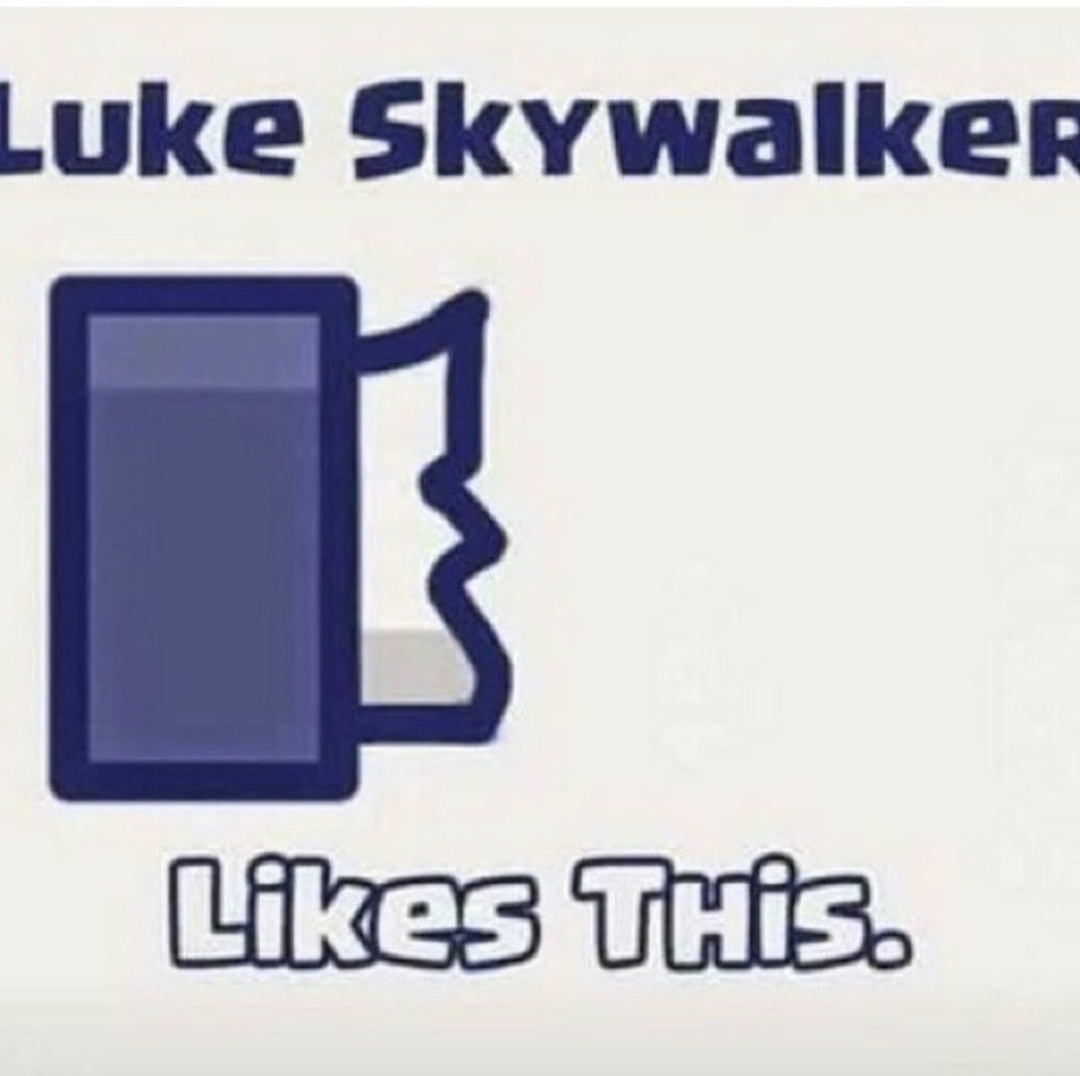 A Luke Skywalker le gusta esto - meme
