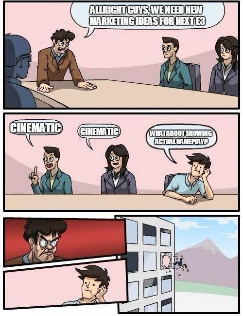 E3 in a nutshell - meme