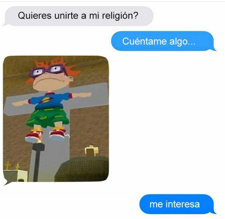La wea religiosa - meme