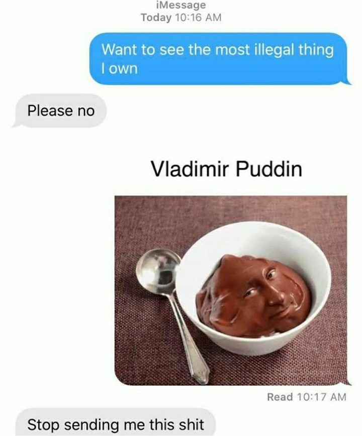 Vladimir puddin - meme