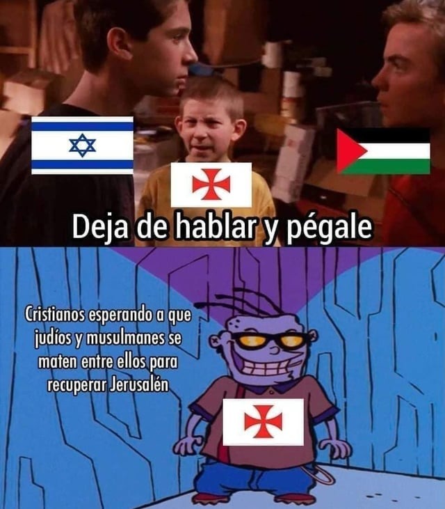 Conflicto Israel Palestina - meme