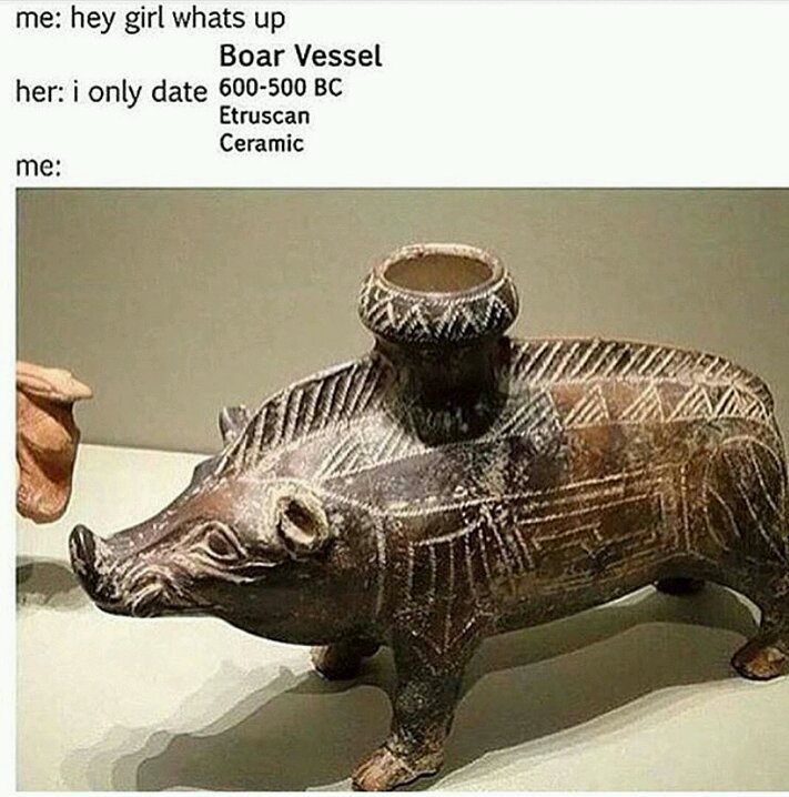 I identify as boar vessel - meme