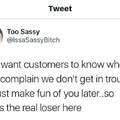 Customer service in a nut shell