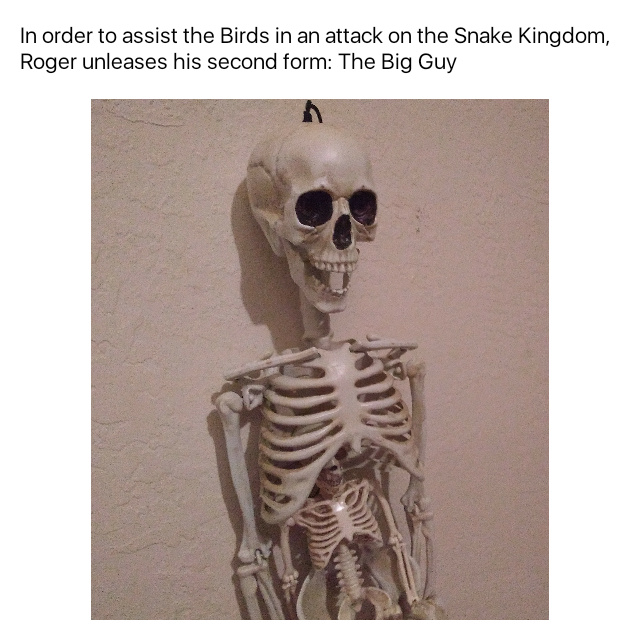 Join the Skeletons, Join the Birds, just don't join those Snakey nerds - meme