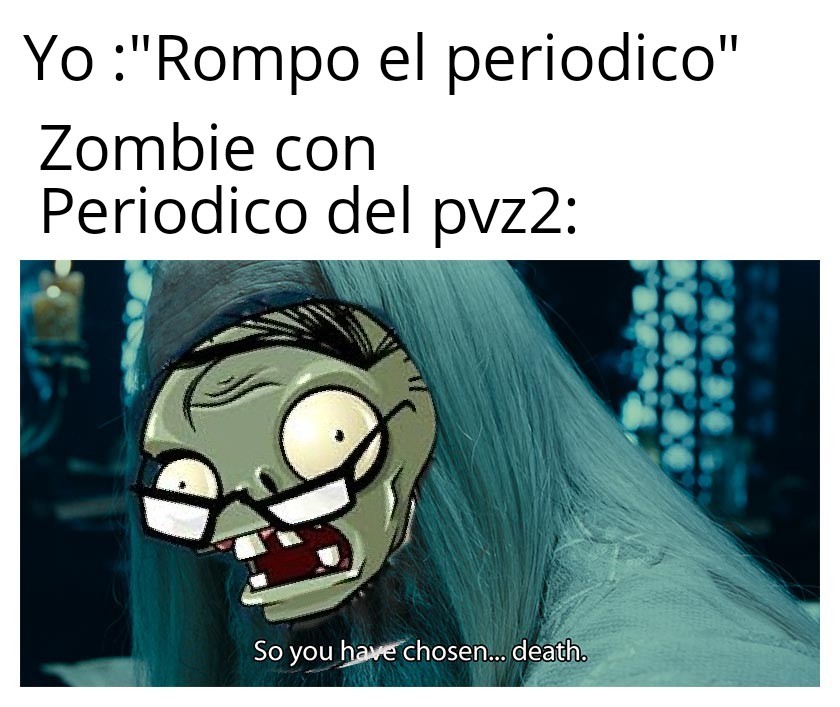 Odio a ese zombie - meme